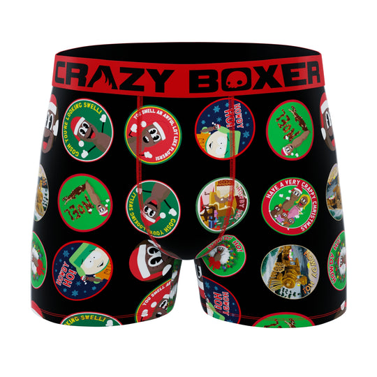 CRAZYBOXER South Park Mr Hankey Badges Men's Boxer Briefs
